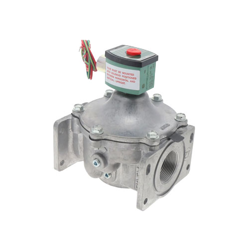 Asco 8214g276 2-way n/c 1-1/2" high flow fuel gas solenoid shutoff valve 120v