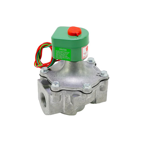 Asco 8215b50-24v 2-way n/c solenoid gas shutoff valve, 1" npt, 24vac