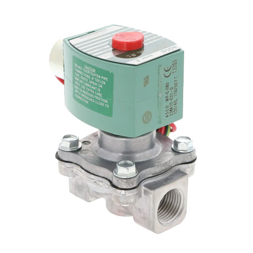 Asco 8215g20 2-way normally closed 1/2" npt 120vac gas shutoff solenoid valve