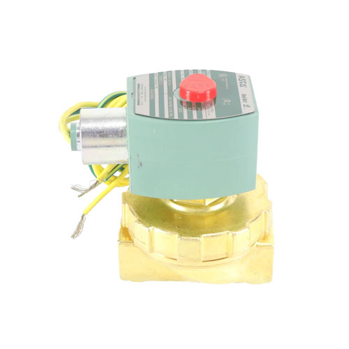 Asco 8220g409 2-way nc solenoid valve 3/4" npt 120vac 8. 8 cv nema 4x