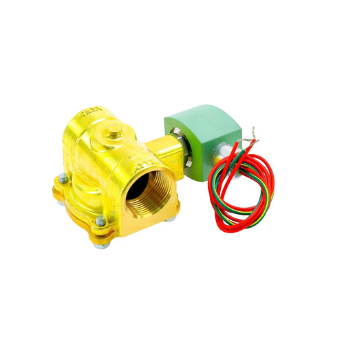 Asco 8220g9 2-way n/c solenoid valve 1-1/4" npt 120vac brass epdm nema 4x