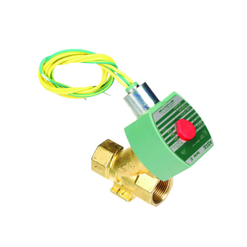 Asco 8222g49 2-way nc solenoid valve 3/4" npt 120vac steam brass nema 4x