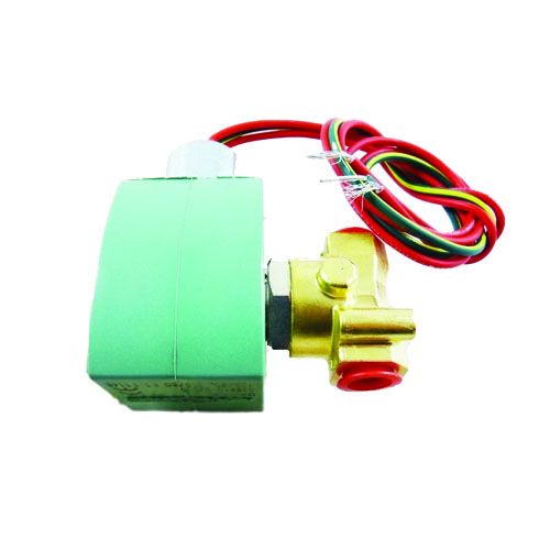 Asco 8262h202v 2-way normally closed solenoid valve, 1/4" npt, 120vac, brass/viton, nema 4x
