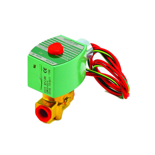Asco 8263h232lt 2-way normally closed solenoid valve, 3/8" npt, 120vac, cryogenic