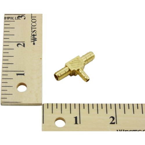 Schneider electric (barber colman) b-377 3/8x3/8x1/4 barbed tee fitting 100pc