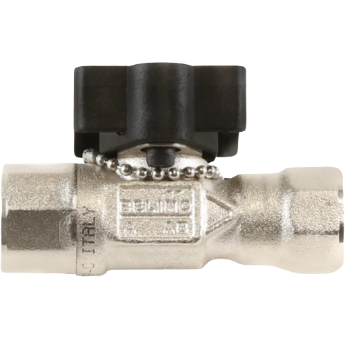 Belimo b215ht116 ball valve, 1/2" npt, 2-way, 1. 16 cv, high temp water & steam