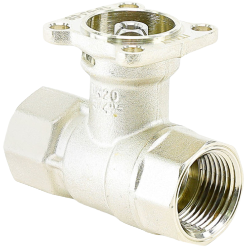 Belimo b218 ball valve, 3/4" npt, 7. 4 cv, 2-way, equal percentage, brass body