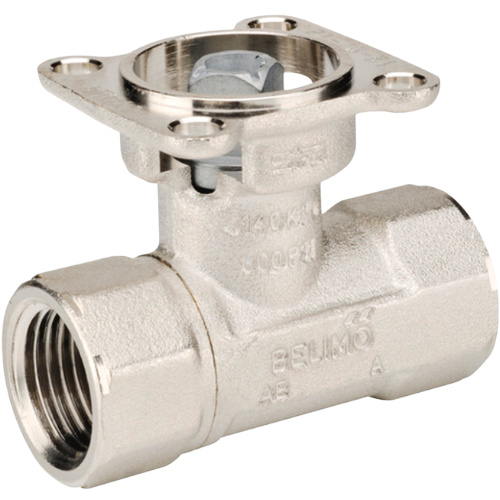 Belimo b222 ball valve, 1" npt, 7. 4 cv, 2-way, equal percentage flow