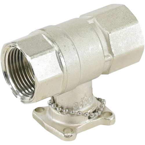 Belimo b225 ball valve, 1" npt, 2-way, 30 cv, equal % flow, brass/ss