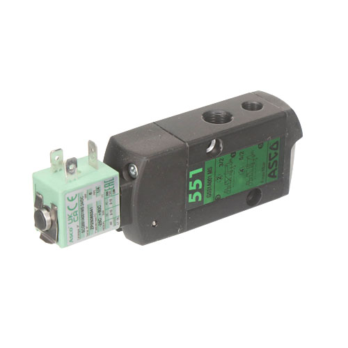 Asco scg551a001ms. 24/dc complete solenoid valve, 24v dc