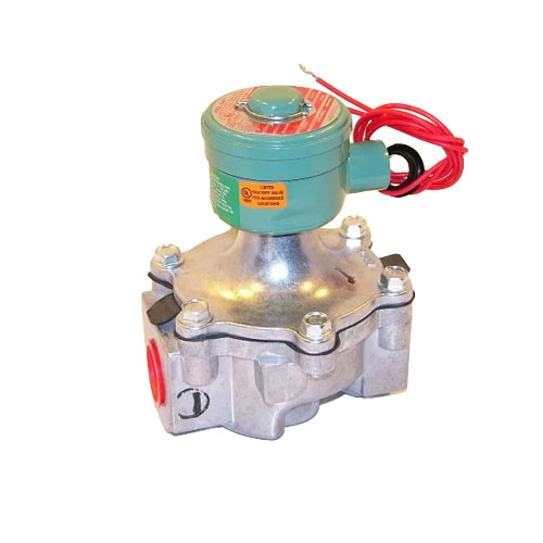 Asco ef8215b50 2-way normally closed 1" npt 120vac explosion proof gas shutoff solenoid valve