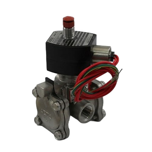 Asco ev8316g384v-24vdc 1/2" 3-way normally closed solenoid valve 24vdc