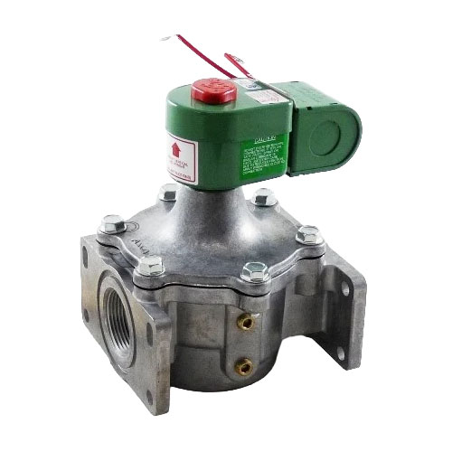 Asco jb8214260csa 2-way n/c 1-1/4" npt/flange 120vac fuel gas solenoid shutoff valve