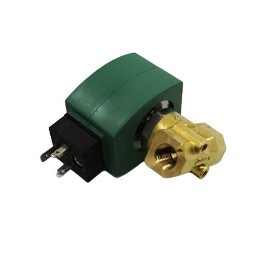 Asco su8263h300 1/4" n/c 2-way brass solenoid valve