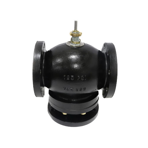 Schneider electric vb-9313-0-5-15 globe valve, 5" flange, 3-way mixing, 290 cv, ansi 125