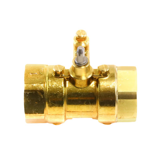Schneider electric (barber colman) vbb2n01 ball valve, 1/2" npt, 0. 7 cv, 2-way, brass trim