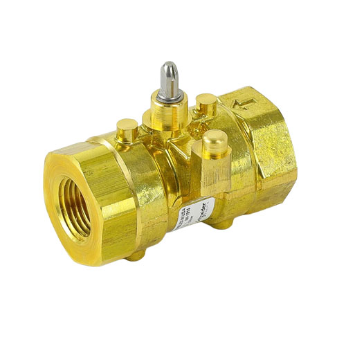 Schneider electric (barber colman) vbb2n02 ball valve, 1/2" npt, 1. 2 cv, 2-way, brass