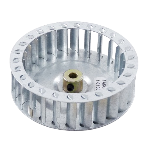 Fasco 1-6160 clockwise blower wheel 4-17/32" x 1-1/4", 5/16" bore