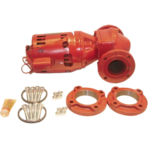 Bell & gossett 102226 1/3 hp 115/230v cast iron three-piece circulator pump hd3