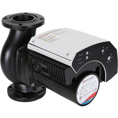 Bell & gossett 104318 2 hp ecm large wet rotor circulator pump, 175 psi, cast iron
