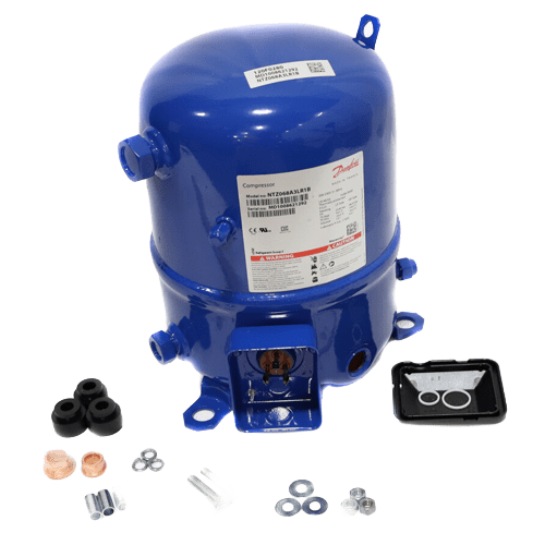 Danfoss 120f0280 compressor 208-230v 3ph r404a 7,518 btu