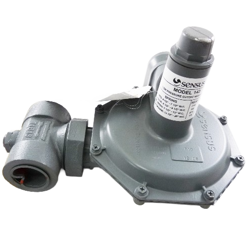 Sensus gas division 143-80-6-1 1/4 gas pressure regulator, 5/16" orifice, 7. 5"-15" wc