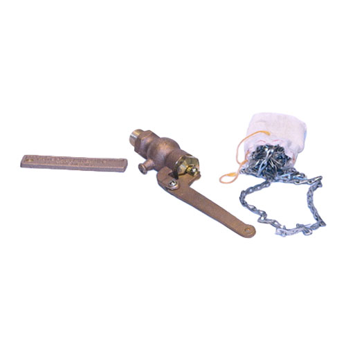 Conbraco industries 26-504-02 1/2" male npt bronze lever compression cock, 250 psi