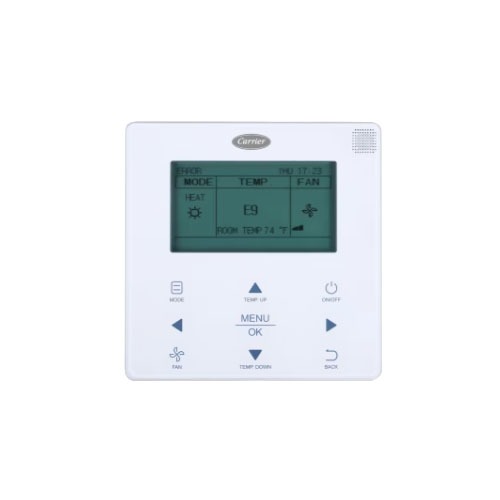 Carrier 40vm900003 programmable wired remote control