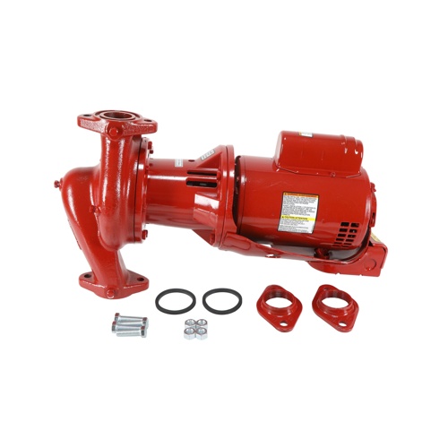 Bell & gossett 1ef005lf 3/4hp cast iron bronze fitted flex coupled in-line pump (e609s)