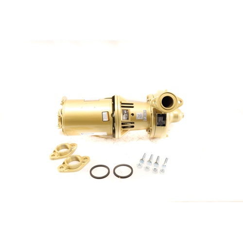 Bell & gossett 1ef050lf 1/2hp 208-230/460v 3-phase all bronze in-line pump