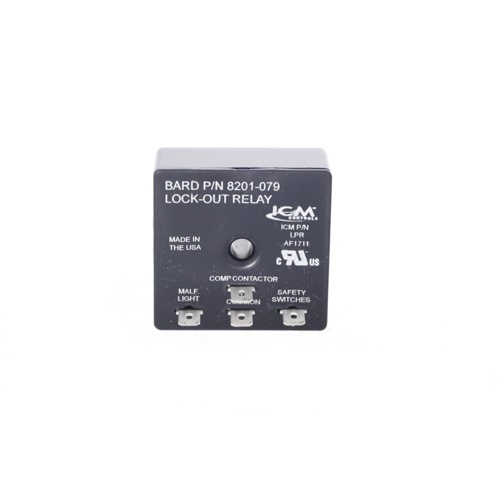 Bard hvac 8201-079bx solid state lockout relay 24v