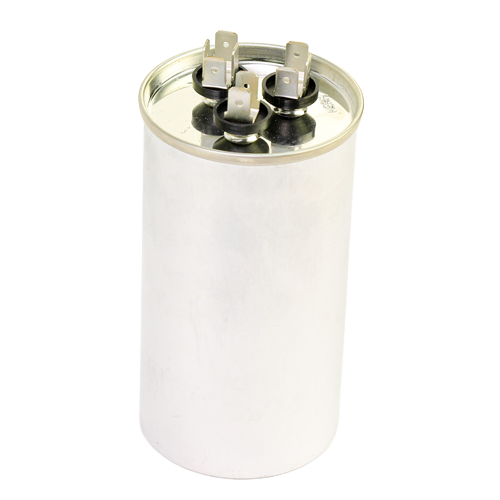 Hartland controls cap-60/5/440r 60/5 mfd 370/440vac round dual run capacitor