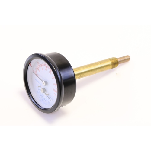 Velocity boiler works (crown) 95-067 temp/pressure gauge 3. 5" residential
