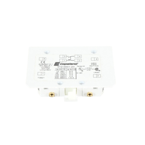 Copeland 912-0001-24 contactor auxiliary kit