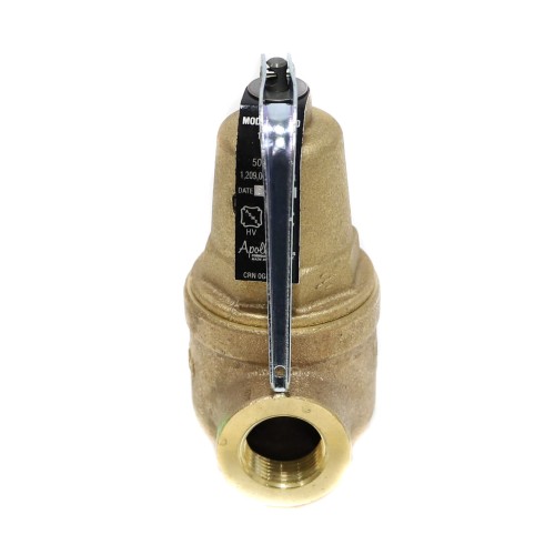 Conbraco industries 10-604-10 3/4" fnpt hot water high capacity pressure relief valve, 50 psi