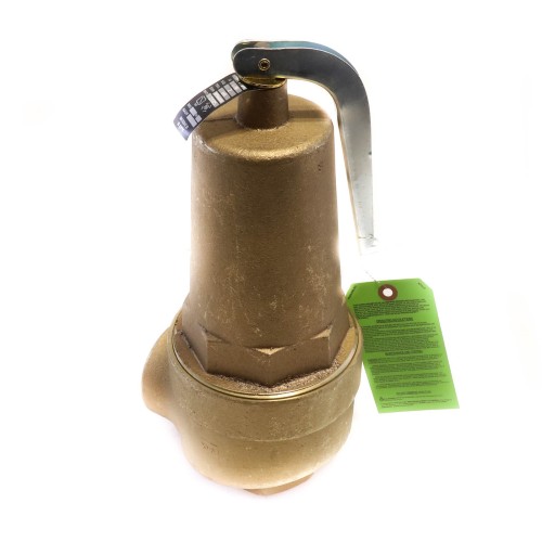 Conbraco industries 10-608-12 2" npt hot water high capacity pressure relief valve 60 psi