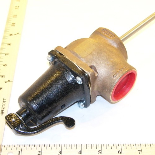 Conbraco industries 18c-542-4-150 1-1/2" t&p relief valve, 150 psi, 210°f