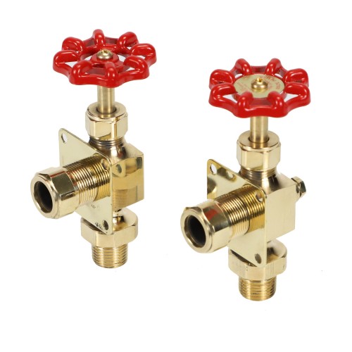 Conbraco industries 25-501-03 1/2" npt polished bronze water gauge valve