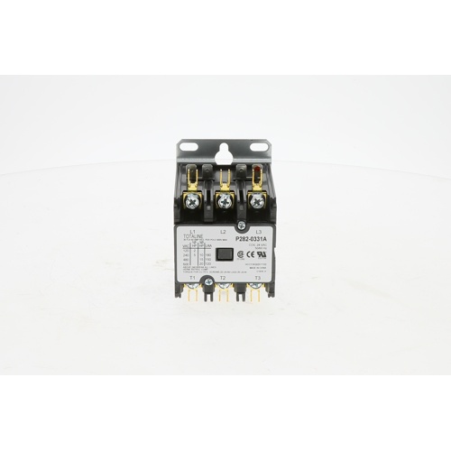 Carrier p282-0331a 3-pole 30a definite purpose contactor, 24vac coil