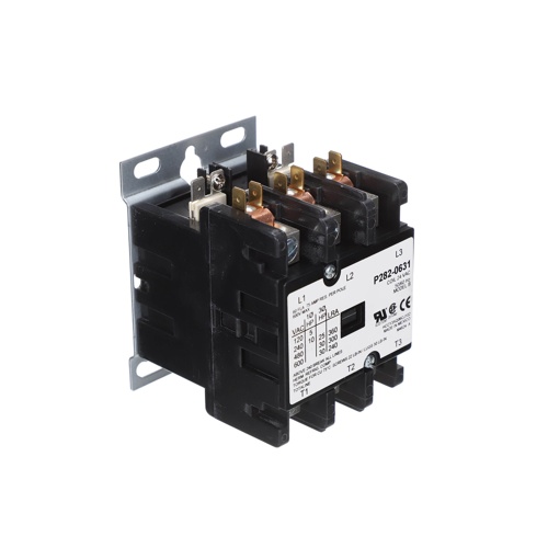 Carrier p282-0631 definite purpose contactor, 24vac 50/60hz, 3-pole, 60a, lug