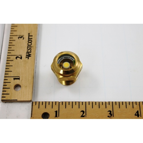 Danfoss 014l0006 1/2" npt sgrn refrigeration sight glass