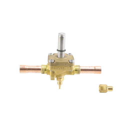 Danfoss 032l1227 5/8" odf evr15 normally closed manual stem solenoid valve