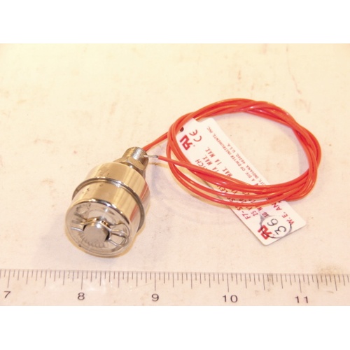 Dwyer f7-ss2 vertical level switch, 316 ss stem & float, 1/8" npt, 300°f, 450 psig