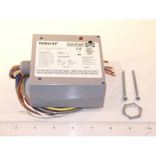 Functional devices rib04p 480v 20a dpdt power control relay