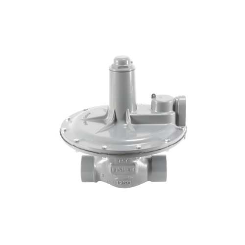 Fisher 133l-4 2" npt iron gas pressure regulator 8. 5-18" wc