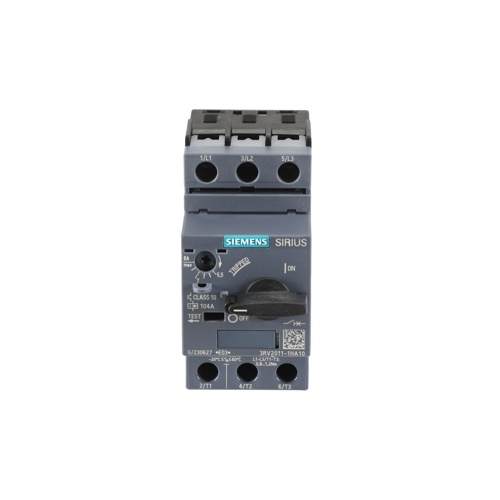 Siemens 3rv2011-1ha10 combination motor starter size 00 5. 5–8a