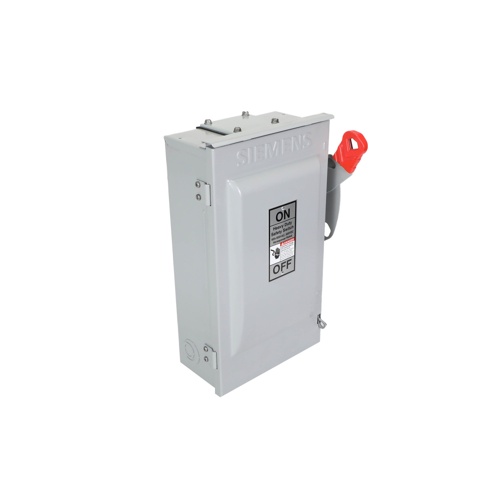 Siemens hnf362r 60a 3-pole 600v non-fused heavy duty disconnect nema 3r