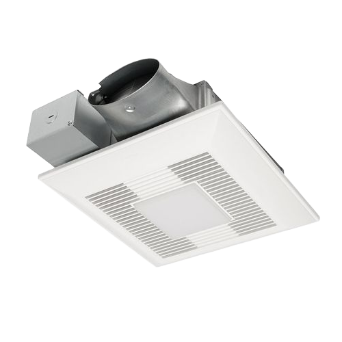 Panasonic ventilation fv-0810vssl1 whispervalue dc dual speed fan/led light