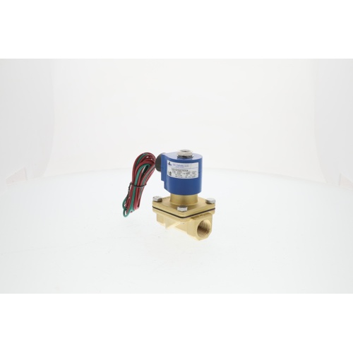 Gc valves s201gh02c5dg4 solenoid valve, 1/2" npt, normally closed, brass, 120vac