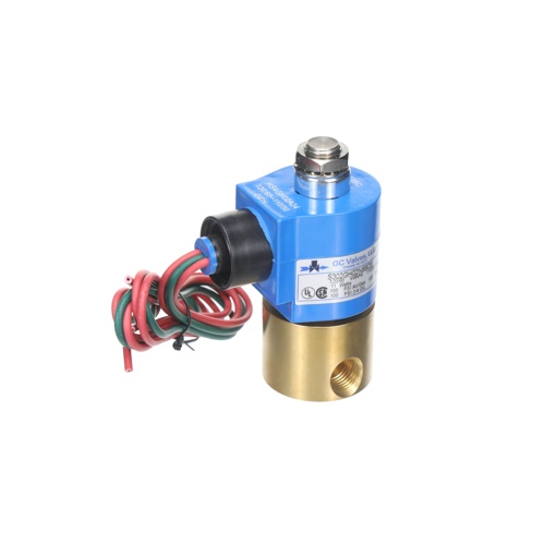 Gc valves s302gh02n8bd5 1/4" n/o solenoid valve 0-100 psi air/water/oil 120v